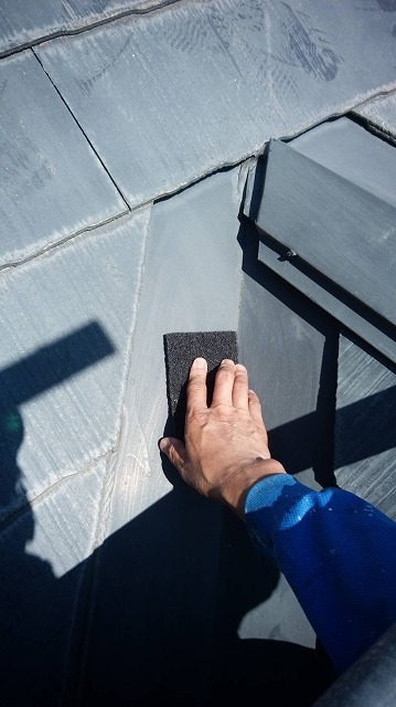 南アルプス市　谷板金　ケレン